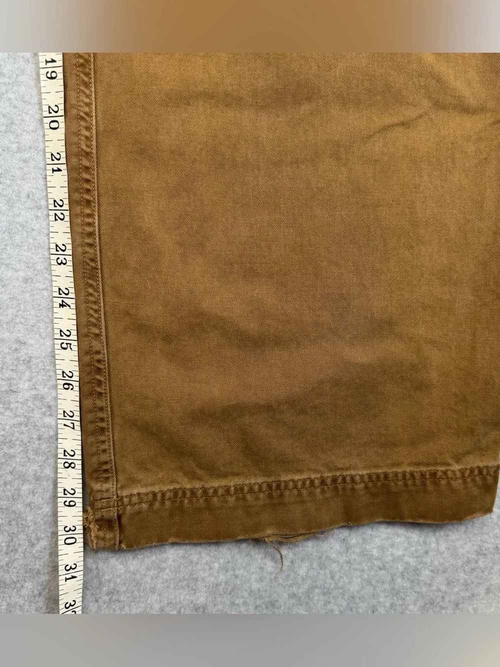 Vintage Y2K Abercrombie & Fitch Chino Pants in Caramel Brown 36x30